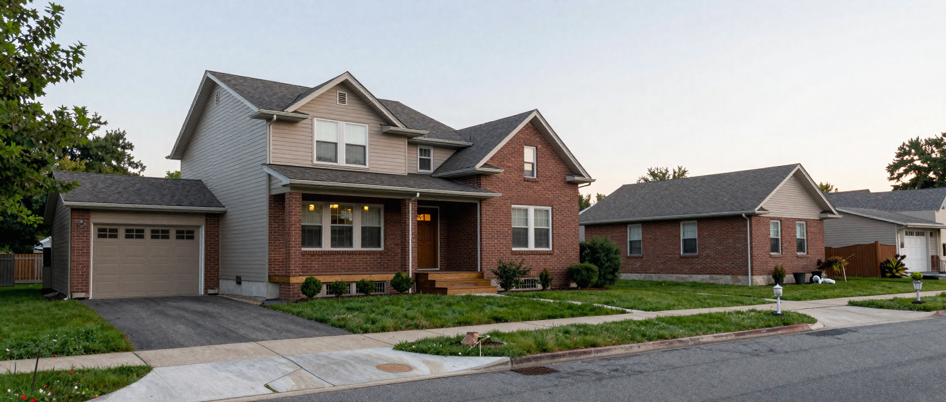 Professional electrical work in residential home